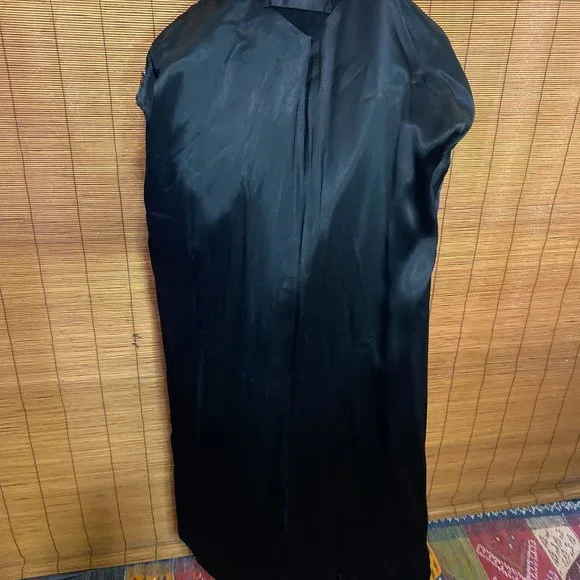 Vintage Famous Barr Black Coat from Parkmoor NY with Fur Collar - Picture 7 of 10